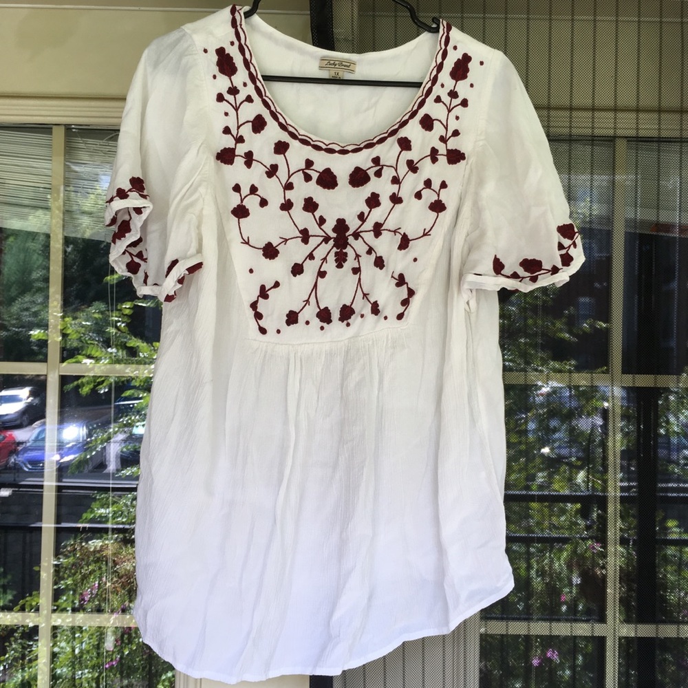 Lucky Brand lightweight linen top